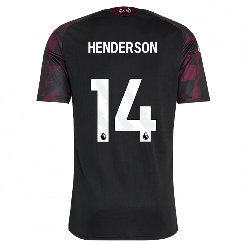 Danxen Kinder Henderson #14 Schwarz Weiß Violett Ausweichtrikot Trikot 2026/27 T-Shirt Österreich