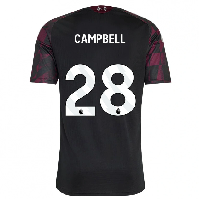Danxen Kinder Megan Campbell #28 Schwarz Weiß Violett Ausweichtrikot Trikot 2026/27 T-Shirt Österreich