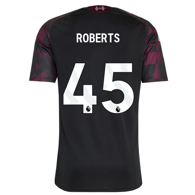 Danxen Kinder Iwan Roberts #45 Schwarz Weiß Violett Ausweichtrikot Trikot 2026/27 T-Shirt Österreich