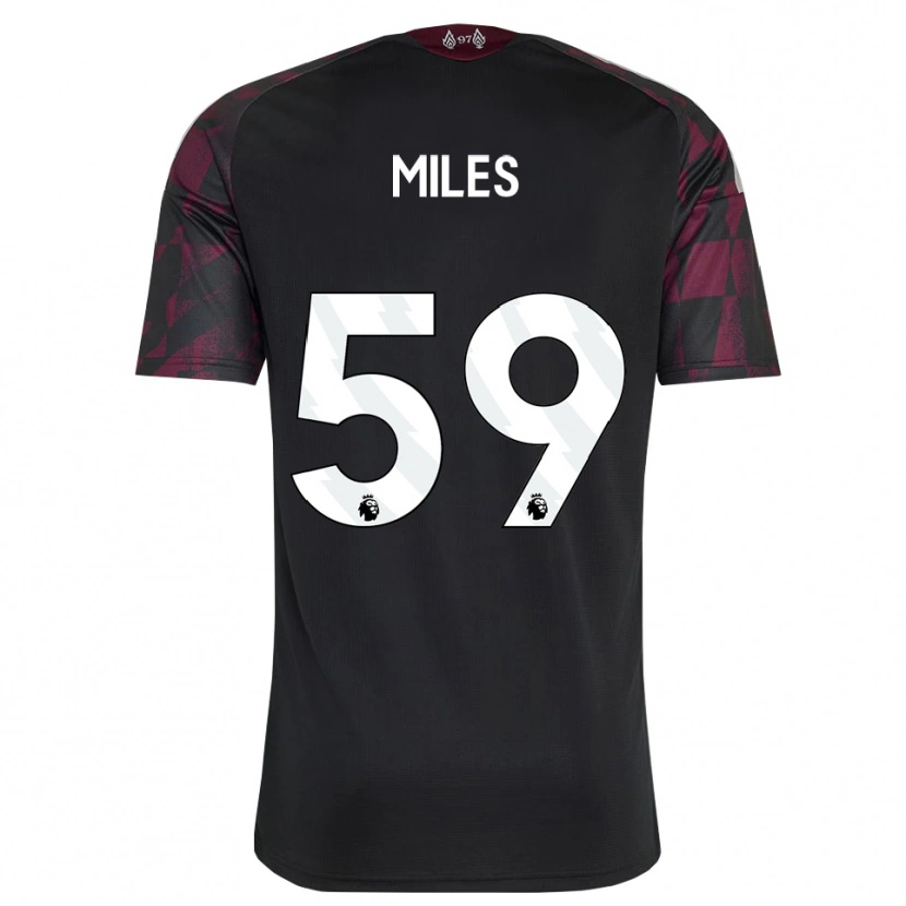 Danxen Kinder Terence Miles #59 Schwarz Weiß Violett Ausweichtrikot Trikot 2026/27 T-Shirt Österreich