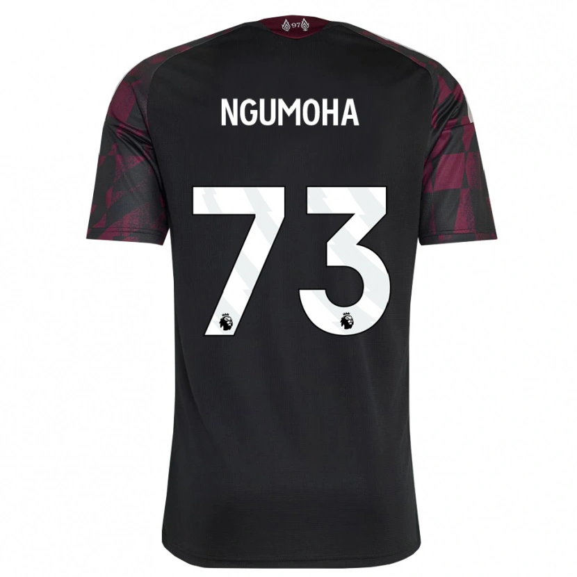 Danxen Kinder Rio Ngumoha #73 Schwarz Weiß Violett Ausweichtrikot Trikot 2026/27 T-Shirt Österreich