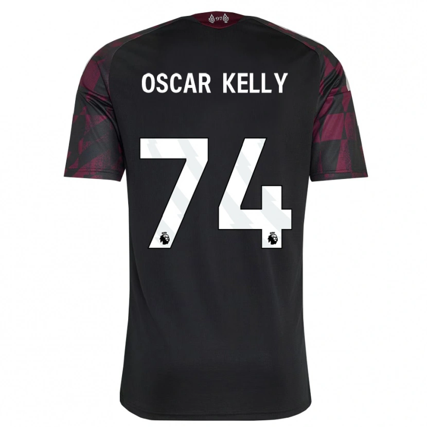 Danxen Kinder Oscar Kelly #74 Schwarz Weiß Violett Ausweichtrikot Trikot 2026/27 T-Shirt Österreich