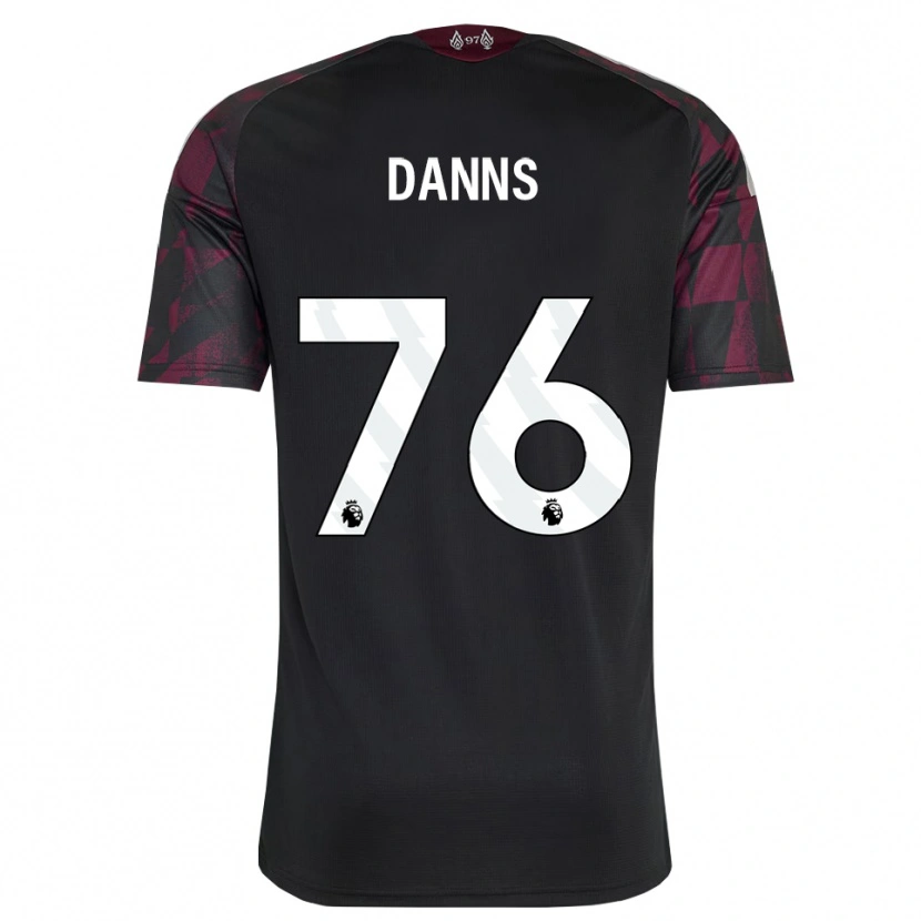 Danxen Kinder Jayden Danns #76 Schwarz Weiß Violett Ausweichtrikot Trikot 2026/27 T-Shirt Österreich