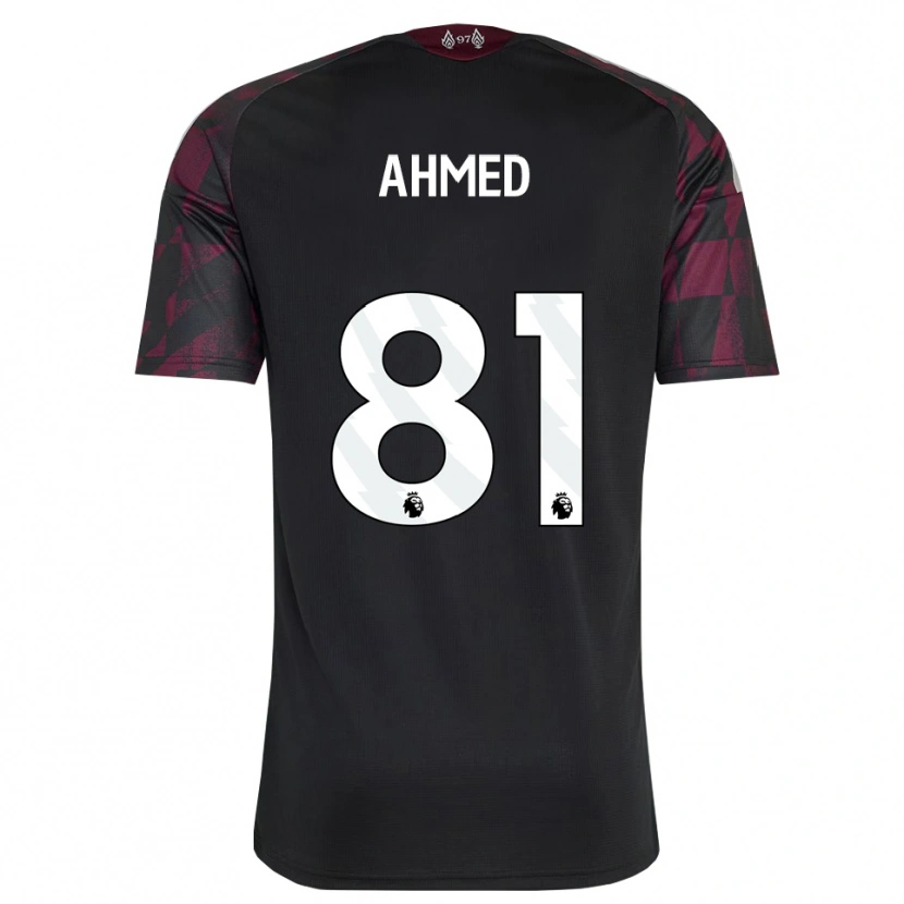 Danxen Kinder Karim Ahmed #81 Schwarz Weiß Violett Ausweichtrikot Trikot 2026/27 T-Shirt Österreich