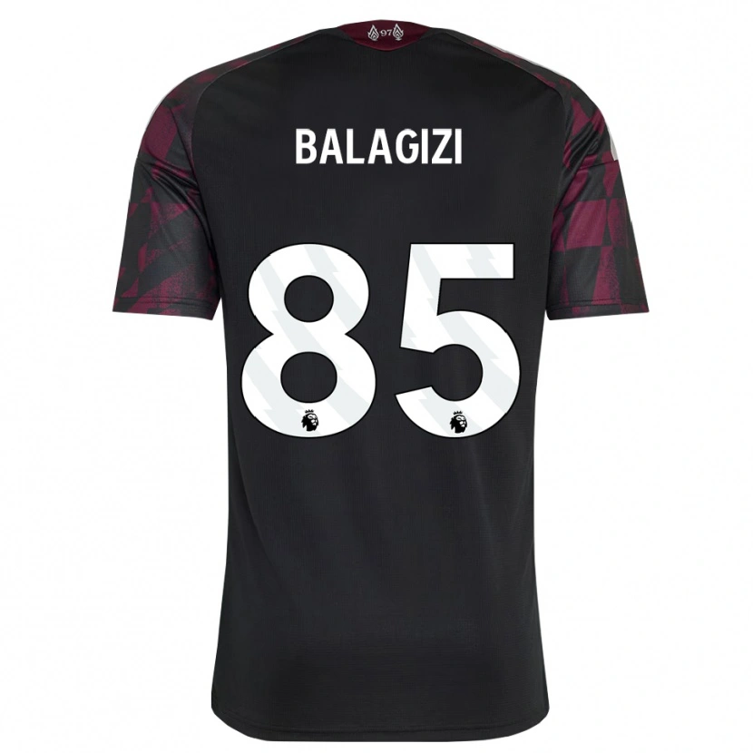Danxen Kinder James Balagizi #85 Schwarz Weiß Violett Ausweichtrikot Trikot 2026/27 T-Shirt Österreich