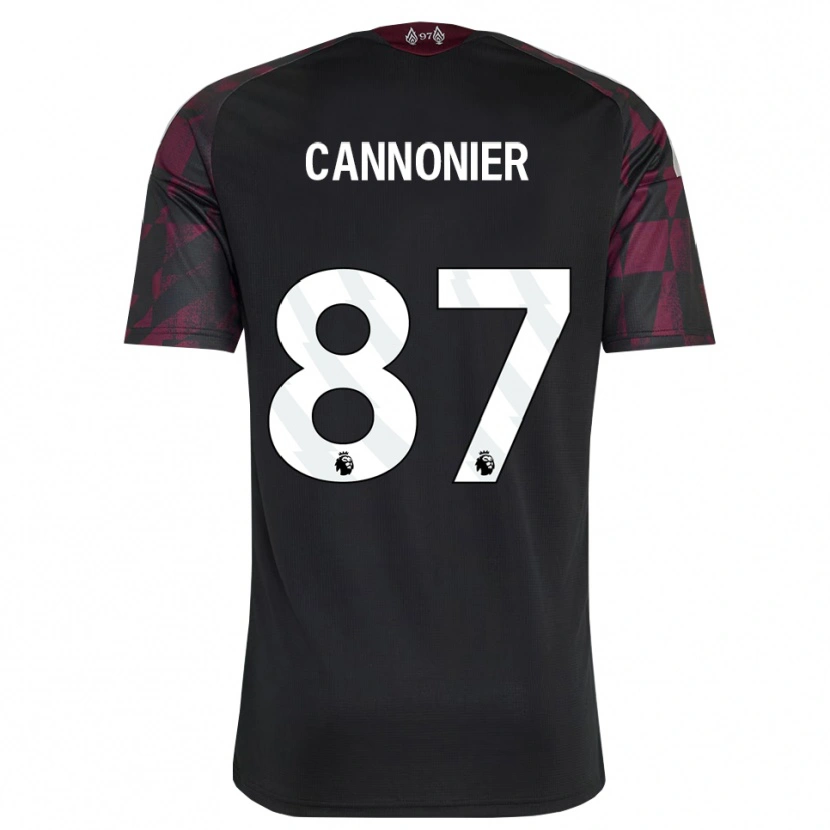 Danxen Kinder Oakley Cannonier #87 Schwarz Weiß Violett Ausweichtrikot Trikot 2026/27 T-Shirt Österreich