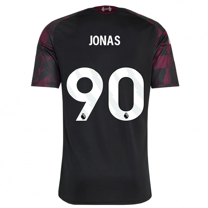 Danxen Kinder Lee Jonas #90 Schwarz Weiß Violett Ausweichtrikot Trikot 2026/27 T-Shirt Österreich