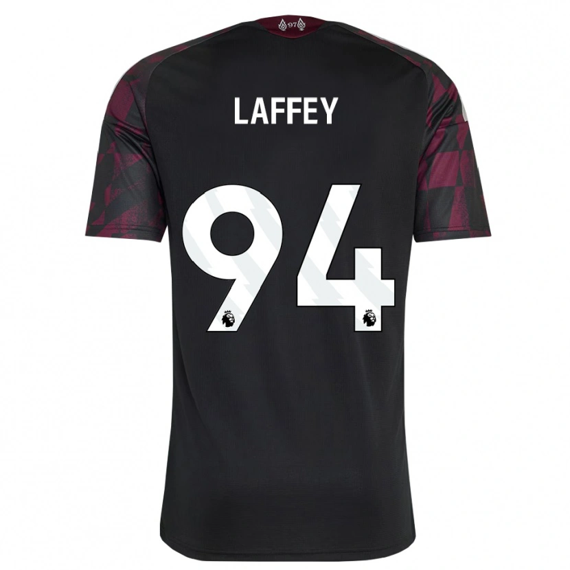 Danxen Kinder Michael Laffey #94 Schwarz Weiß Violett Ausweichtrikot Trikot 2026/27 T-Shirt Österreich