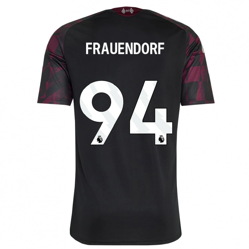 Danxen Kinder Melkamu Frauendorf #94 Schwarz Weiß Violett Ausweichtrikot Trikot 2026/27 T-Shirt Österreich