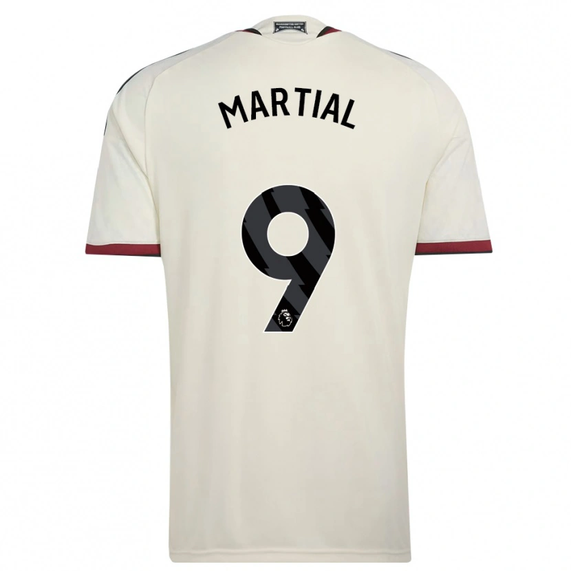 Danxen Kinder Anthony Martial #9 Beige Schwarz Rot Ausweichtrikot Trikot 2026/27 T-Shirt Österreich