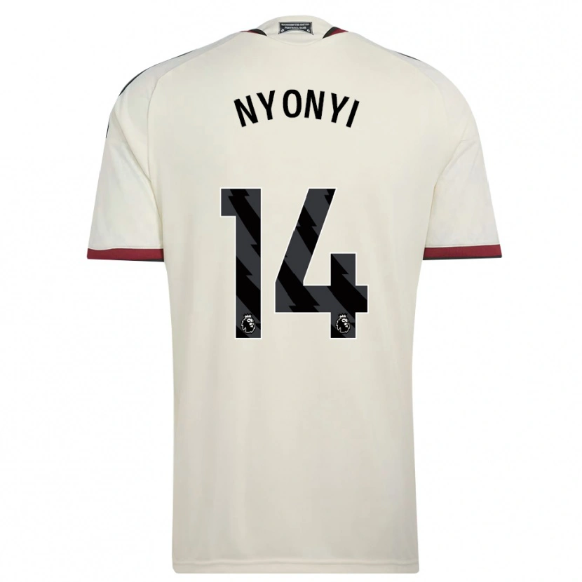 Danxen Kinder Brian Nyonyi #14 Beige Schwarz Rot Ausweichtrikot Trikot 2026/27 T-Shirt Österreich