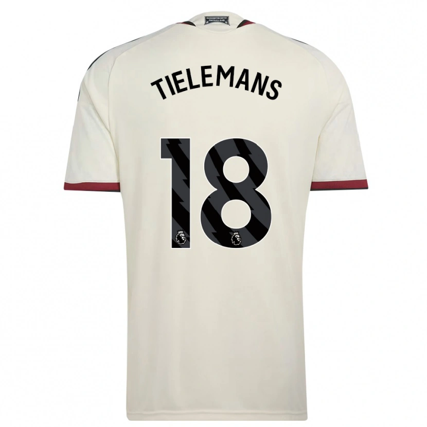 Danxen Kinder Youri Tielemans #18 Beige Schwarz Rot Ausweichtrikot Trikot 2026/27 T-Shirt Österreich