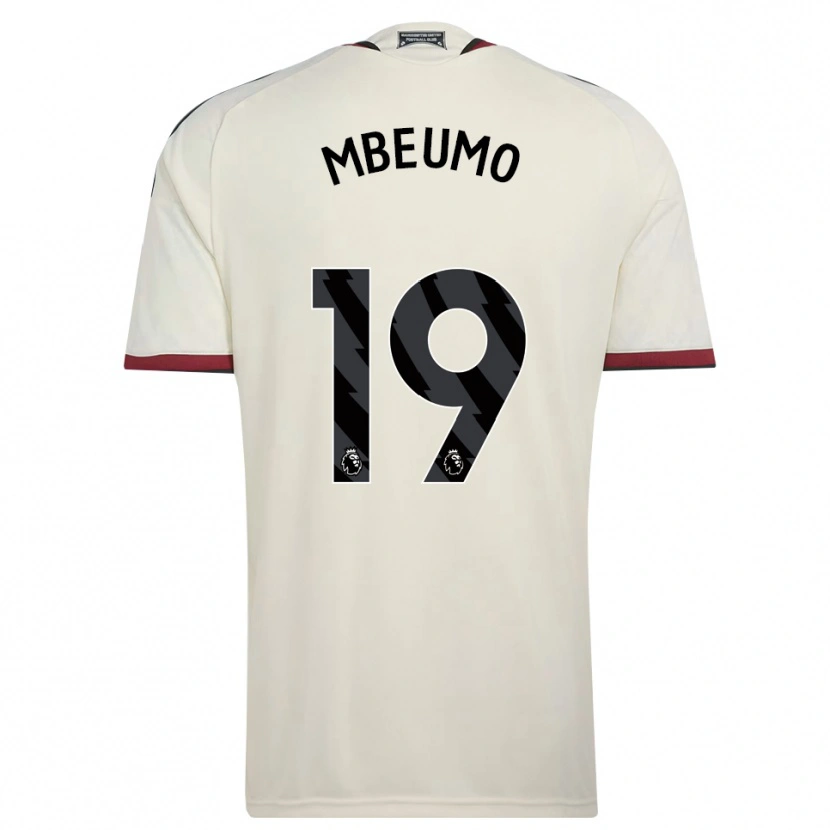 Danxen Kinder Bryan Mbeumo #19 Beige Schwarz Rot Ausweichtrikot Trikot 2026/27 T-Shirt Österreich