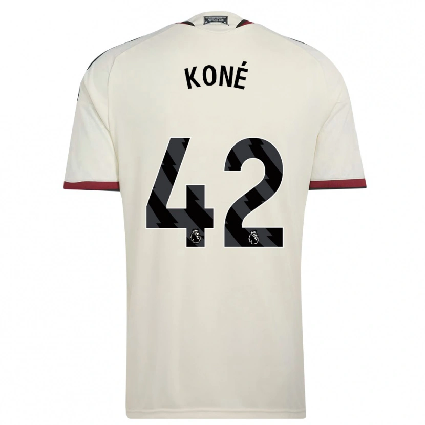Danxen Kinder Sékou Koné #42 Beige Schwarz Rot Ausweichtrikot Trikot 2026/27 T-Shirt Österreich
