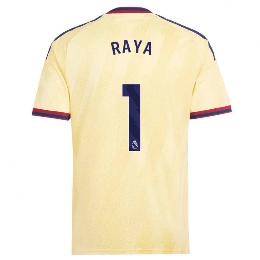 Danxen Kinder David Raya #1 Hell Gelb Mitternachtsblau Ausweichtrikot Trikot 2026/27 T-Shirt Österreich