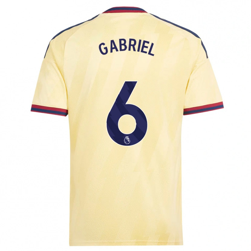 Danxen Kinder Gabriel Magalhães #6 Hell Gelb Mitternachtsblau Ausweichtrikot Trikot 2026/27 T-Shirt Österreich