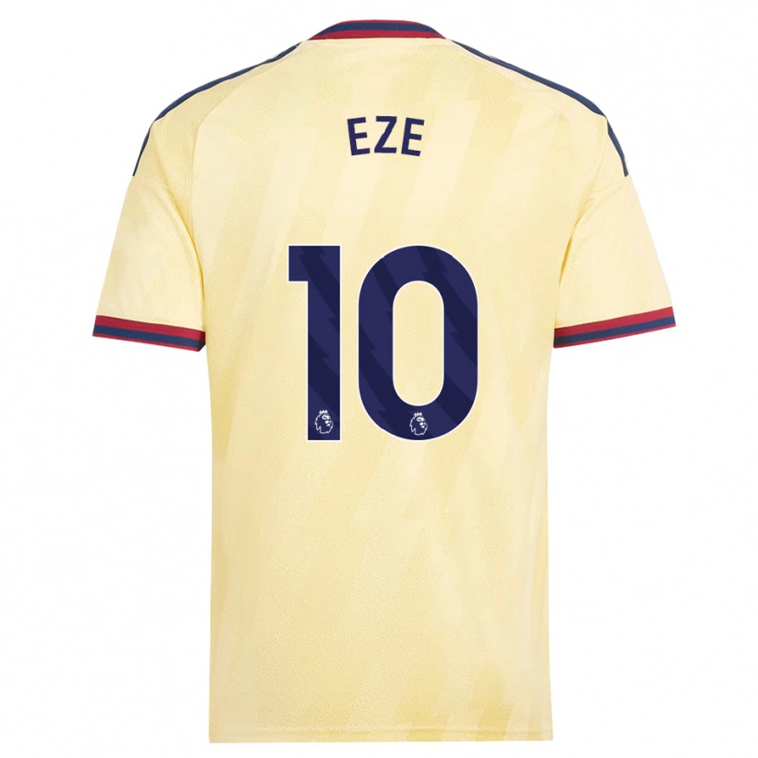 Danxen Kinder Eberechi Eze #10 Hell Gelb Mitternachtsblau Ausweichtrikot Trikot 2026/27 T-Shirt Österreich