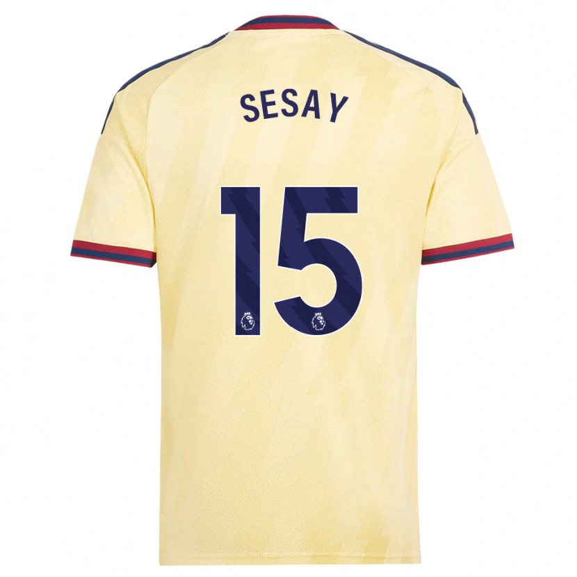 Danxen Kinder Joshua Sesay #15 Hell Gelb Mitternachtsblau Ausweichtrikot Trikot 2026/27 T-Shirt Österreich