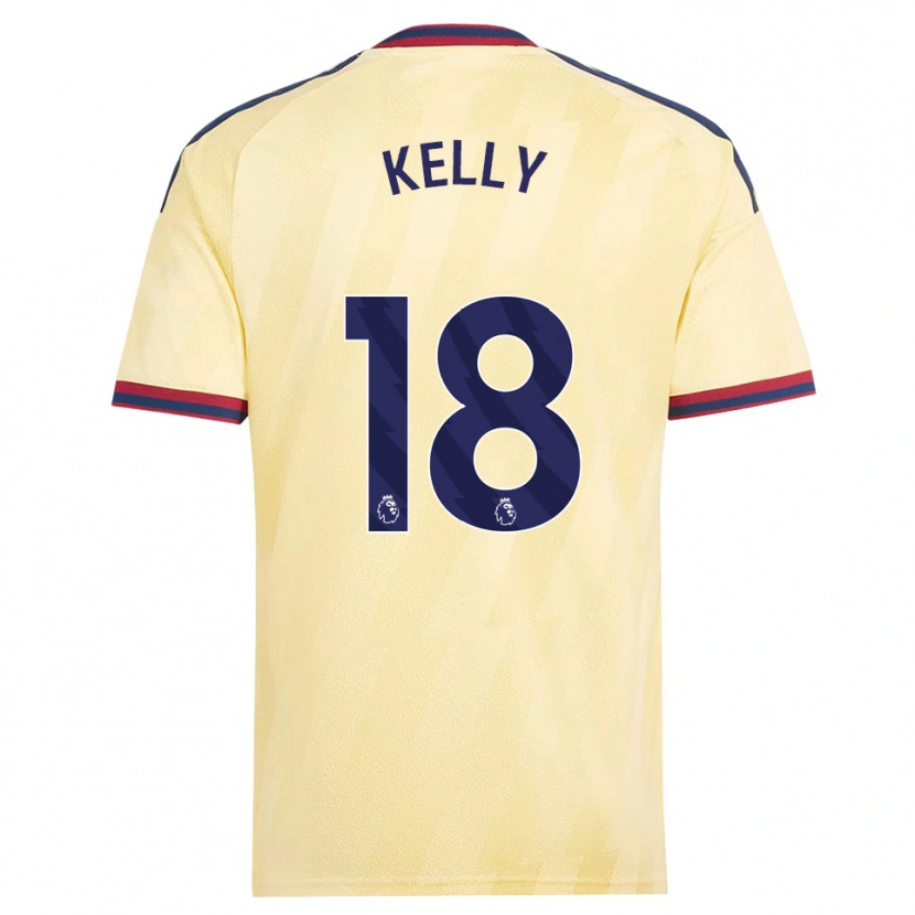 Danxen Kinder Chloe Kelly #18 Hell Gelb Mitternachtsblau Ausweichtrikot Trikot 2026/27 T-Shirt Österreich