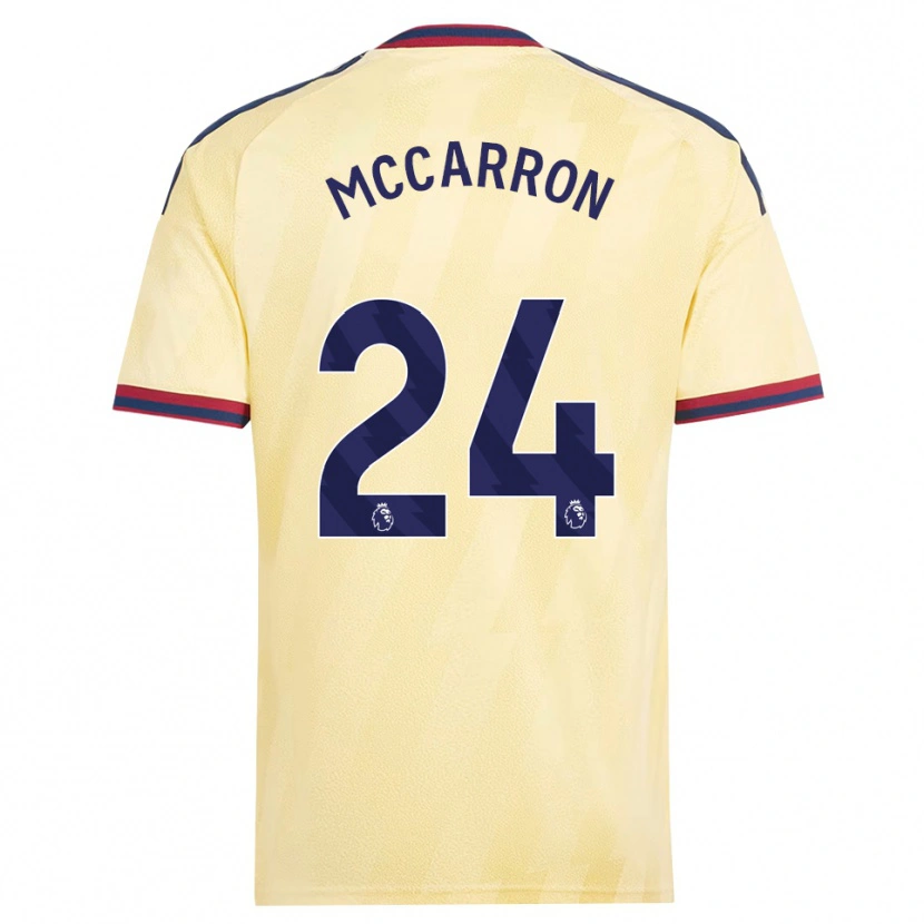 Danxen Kinder Daniel Mccarron #24 Hell Gelb Mitternachtsblau Ausweichtrikot Trikot 2026/27 T-Shirt Österreich