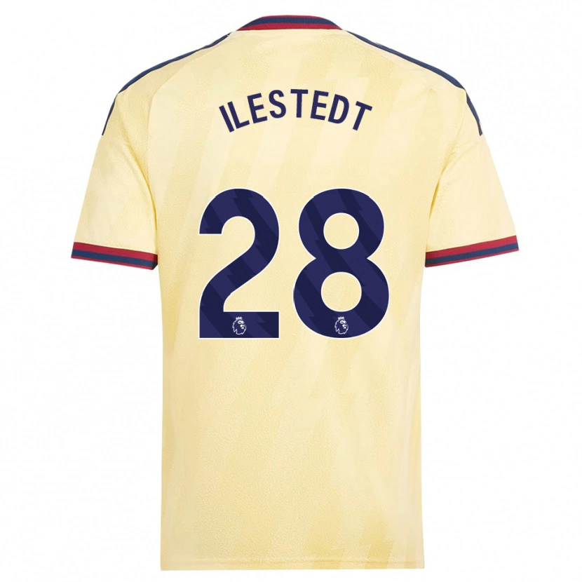 Danxen Kinder Amanda Ilestedt #28 Hell Gelb Mitternachtsblau Ausweichtrikot Trikot 2026/27 T-Shirt Österreich