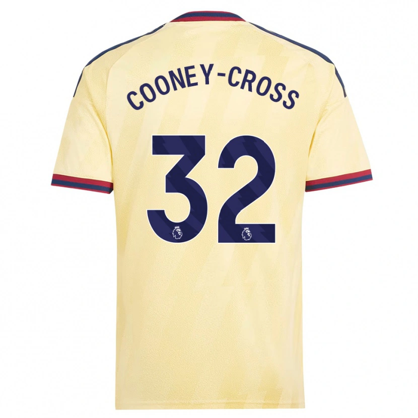 Danxen Kinder Kyra Cooney-Cross #32 Hell Gelb Mitternachtsblau Ausweichtrikot Trikot 2026/27 T-Shirt Österreich