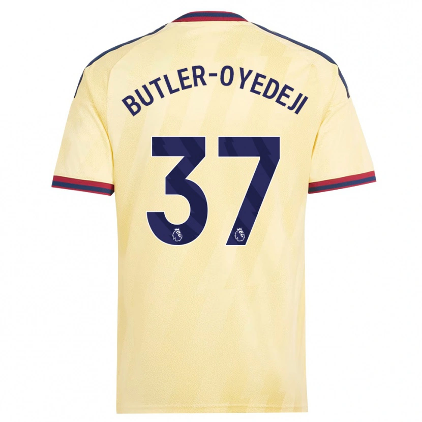 Danxen Kinder Nathan Butler-Oyedeji #37 Hell Gelb Mitternachtsblau Ausweichtrikot Trikot 2026/27 T-Shirt Österreich
