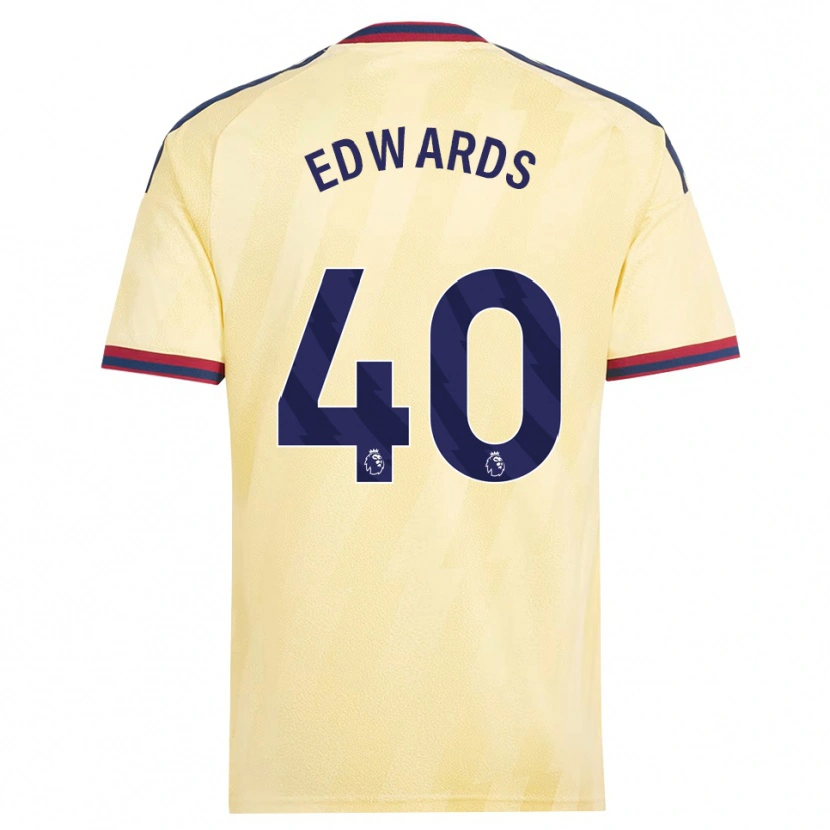 Danxen Kinder Khayon Edwards #40 Hell Gelb Mitternachtsblau Ausweichtrikot Trikot 2026/27 T-Shirt Österreich