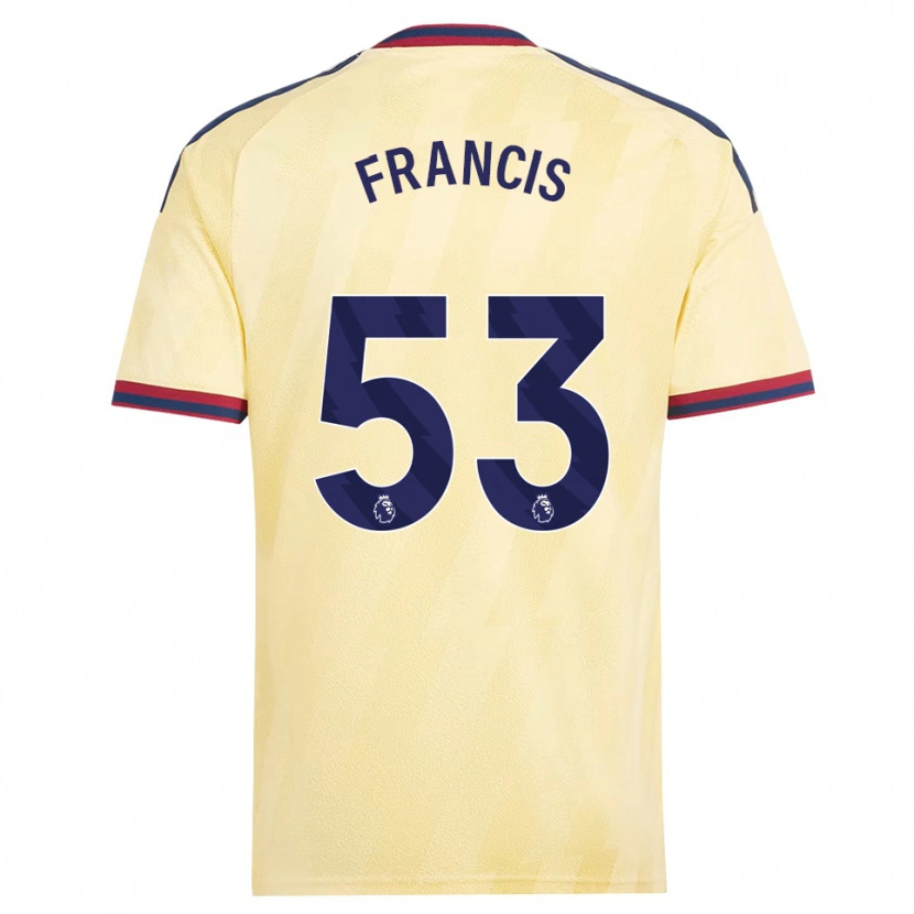 Danxen Kinder Jack Henry Francis #53 Hell Gelb Mitternachtsblau Ausweichtrikot Trikot 2026/27 T-Shirt Österreich
