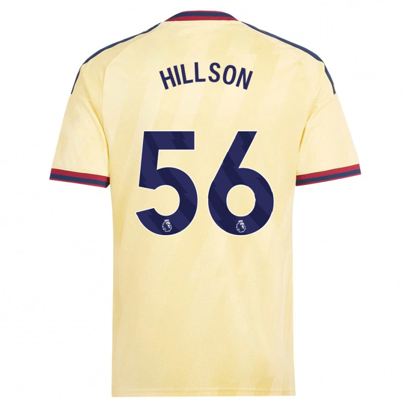 Danxen Kinder James Hillson #56 Hell Gelb Mitternachtsblau Ausweichtrikot Trikot 2026/27 T-Shirt Österreich