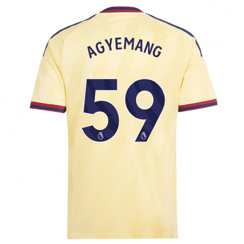 Danxen Kinder Michelle Agyemang #59 Hell Gelb Mitternachtsblau Ausweichtrikot Trikot 2026/27 T-Shirt Österreich