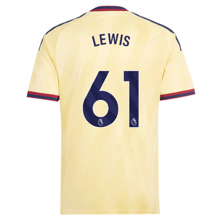 Danxen Kinder George Lewis #61 Hell Gelb Mitternachtsblau Ausweichtrikot Trikot 2026/27 T-Shirt Österreich