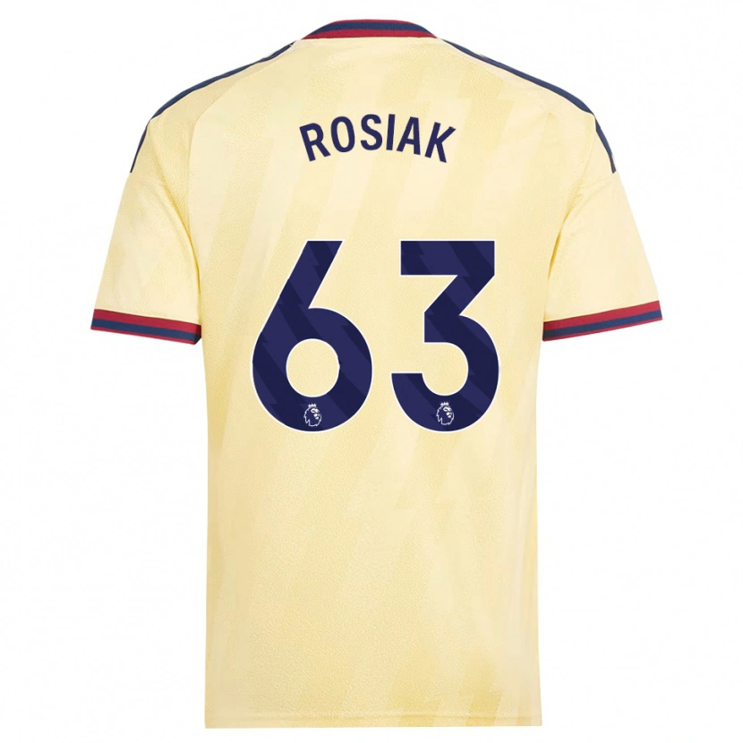 Danxen Kinder Michal Rosiak #63 Hell Gelb Mitternachtsblau Ausweichtrikot Trikot 2026/27 T-Shirt Österreich