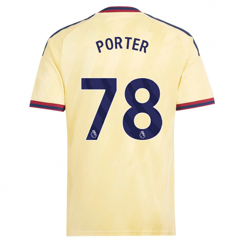 Danxen Kinder Jack Porter #78 Hell Gelb Mitternachtsblau Ausweichtrikot Trikot 2026/27 T-Shirt Österreich