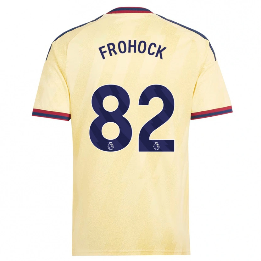 Danxen Kinder Marley Frohock #82 Hell Gelb Mitternachtsblau Ausweichtrikot Trikot 2026/27 T-Shirt Österreich