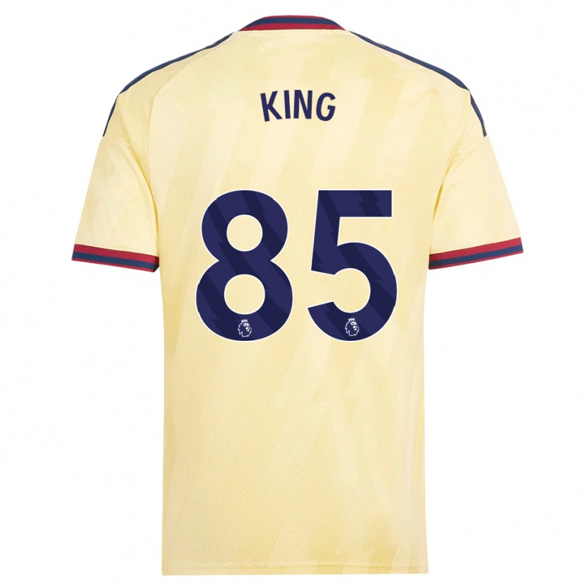 Danxen Kinder Josiah King #85 Hell Gelb Mitternachtsblau Ausweichtrikot Trikot 2026/27 T-Shirt Österreich