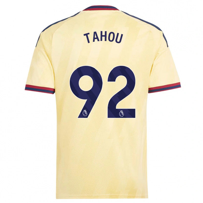 Danxen Kinder Joshua Tahou #92 Hell Gelb Mitternachtsblau Ausweichtrikot Trikot 2026/27 T-Shirt Österreich