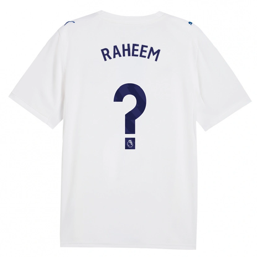 Danxen Kinder Tolani Raheem #0 Marineweiß Ausweichtrikot Trikot 2026/27 T-Shirt Österreich