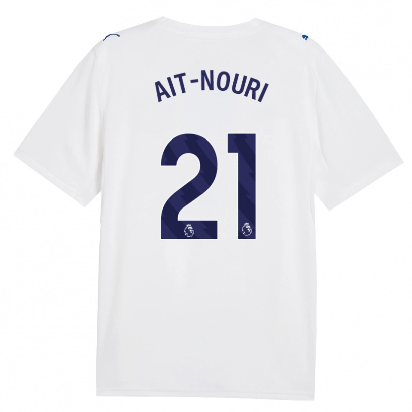 Danxen Kinder Rayan Aït-Nouri #21 Marineweiß Ausweichtrikot Trikot 2026/27 T-Shirt Österreich