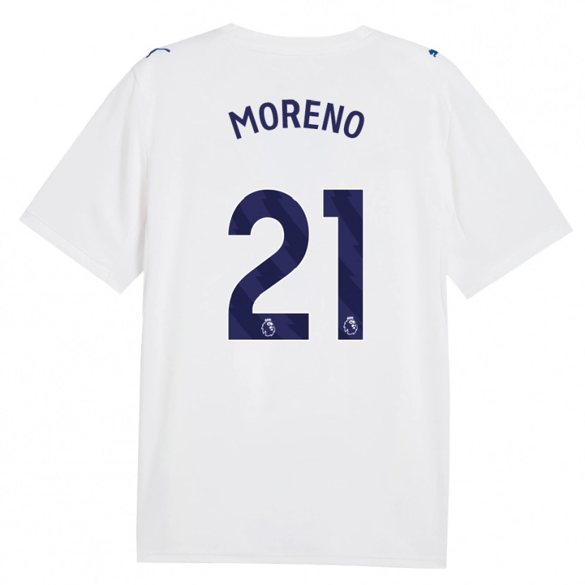 Danxen Kinder Marlos Moreno #21 Marineweiß Ausweichtrikot Trikot 2026/27 T-Shirt Österreich