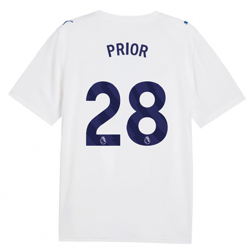 Danxen Kinder Gracie Prior #28 Marineweiß Ausweichtrikot Trikot 2026/27 T-Shirt Österreich