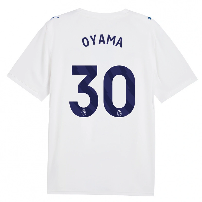 Danxen Kinder Aemu Oyama #30 Marineweiß Ausweichtrikot Trikot 2026/27 T-Shirt Österreich