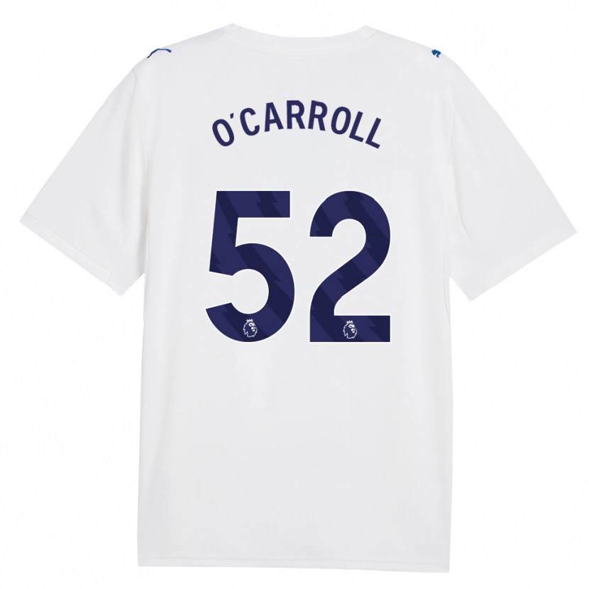 Danxen Kinder Eve O'carroll #52 Marineweiß Ausweichtrikot Trikot 2026/27 T-Shirt Österreich