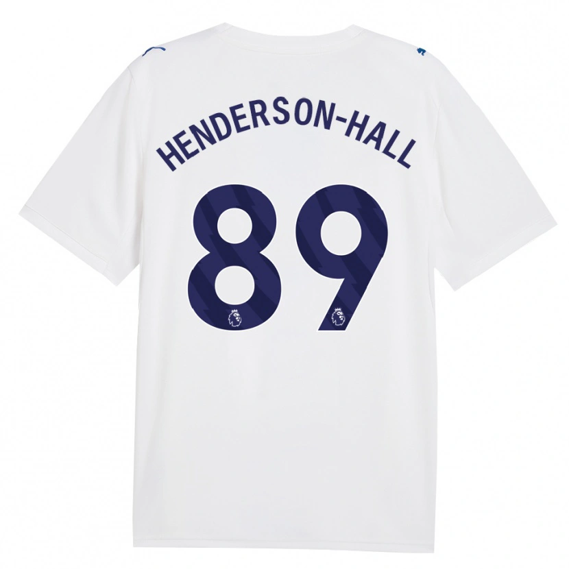 Danxen Kinder Matty Henderson-Hall #89 Marineweiß Ausweichtrikot Trikot 2026/27 T-Shirt Österreich