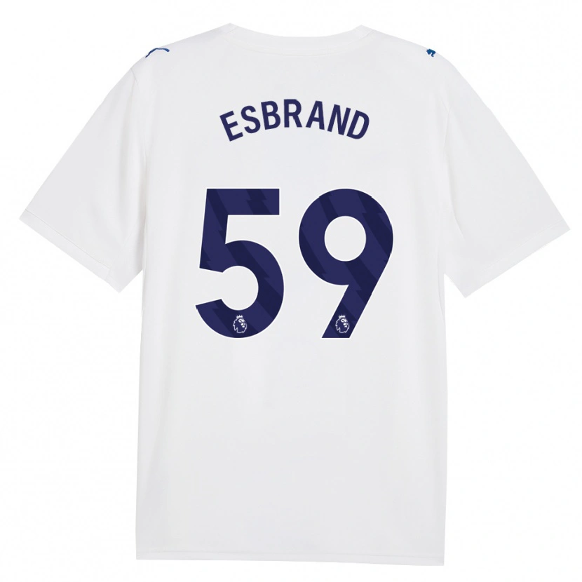 Danxen Kinder Josh Wilson-Esbrand #59 Marineweiß Ausweichtrikot Trikot 2026/27 T-Shirt Österreich