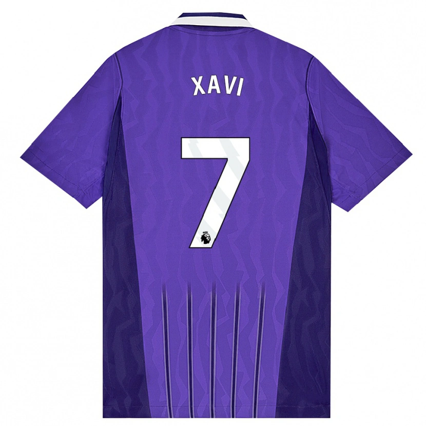 Danxen Kinder Xavi Simons #7 Violett Weiß Ausweichtrikot Trikot 2026/27 T-Shirt Österreich
