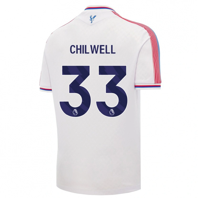 Danxen Kinder Ben Chilwell #33 Weiß Rot Blau Heimtrikot Trikot 2026/27 T-Shirt Österreich