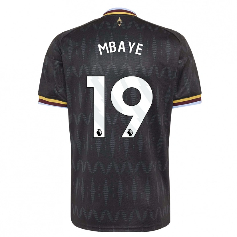 Danxen Kinder Ibrahim Mbaye #19 Kornblumenblau Schwarz Gelb Auswärtstrikot Trikot 2026/27 T-Shirt Österreich