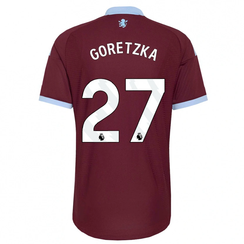Danxen Kinder Leon Goretzka #27 Kornblumenblau Burgund Heimtrikot Trikot 2026/27 T-Shirt Österreich