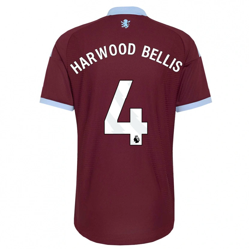 Danxen Kinder Taylor Harwood-Bellis #4 Kornblumenblau Burgund Heimtrikot Trikot 2026/27 T-Shirt Österreich